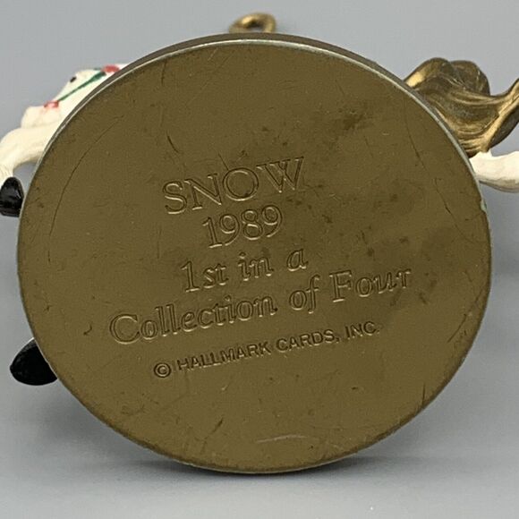 1989 Hallmark Cards Carousel Horses Snow Star Ornaments Replacement Cake Toppers - Picture 7 of 8